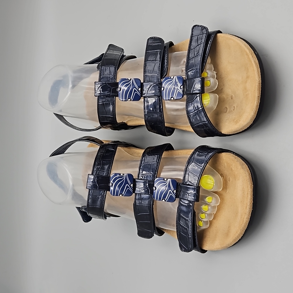 Vionic Navy Blue Strappy Sandals